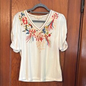 Solitaire Embroidered Top